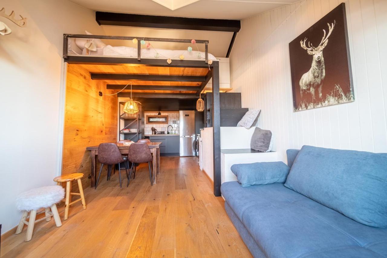 Le Cerf - Duplex Avec Superbe Vue Montagne Apartamento Les Angles  Exterior foto