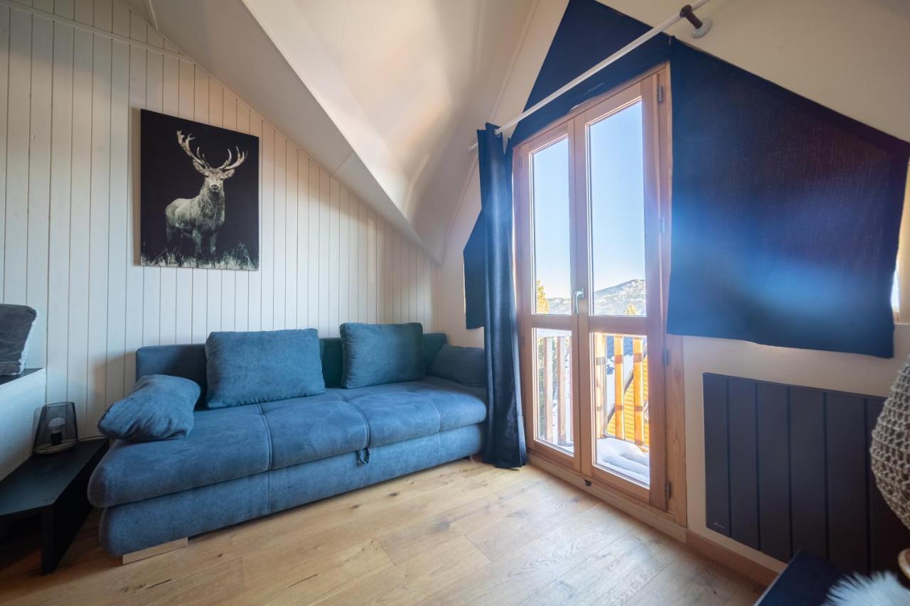 Le Cerf - Duplex Avec Superbe Vue Montagne Apartamento Les Angles  Exterior foto