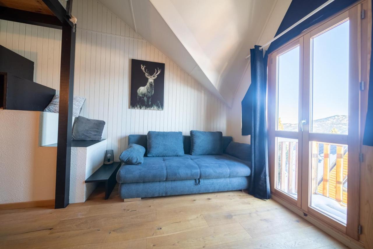 Le Cerf - Duplex Avec Superbe Vue Montagne Apartamento Les Angles  Exterior foto