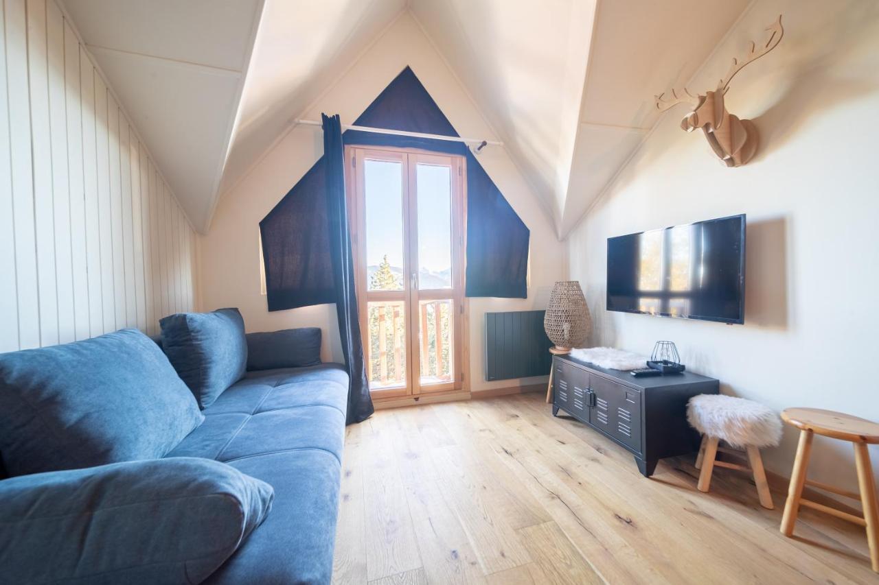 Le Cerf - Duplex Avec Superbe Vue Montagne Apartamento Les Angles  Exterior foto